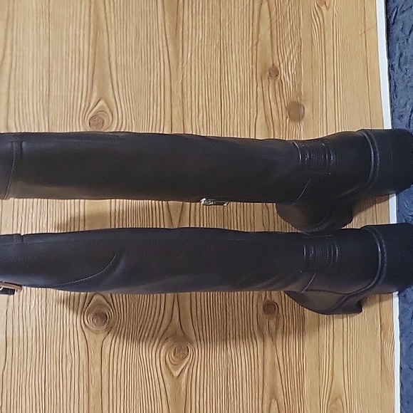 Coach Black Leather Riding Boots - Picture 4 of 9